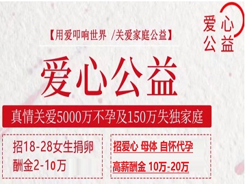 信丰捐卵助孕生子 爱心志愿者招募